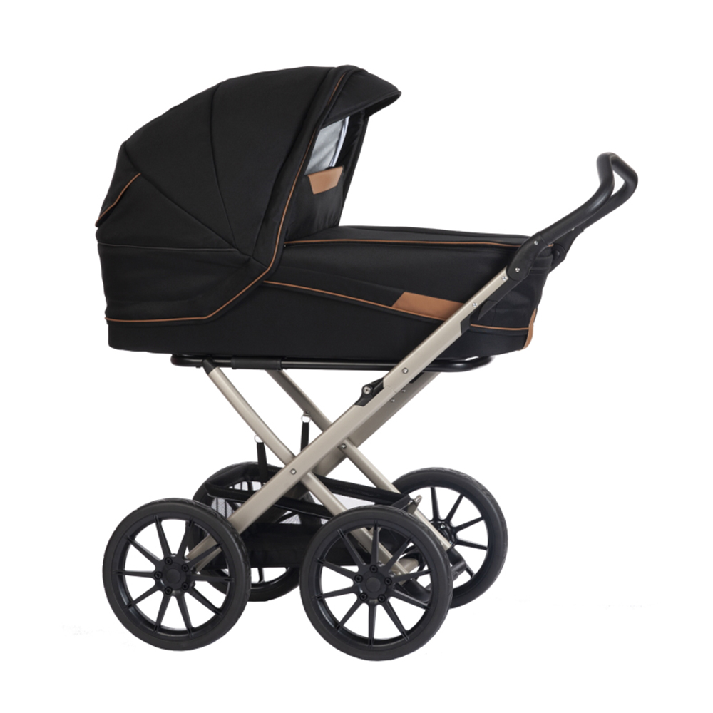 STORK Classic Sort / Rav | Champagne Stel
