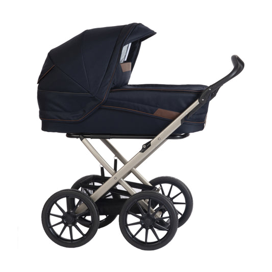 STORK Classic Navy / Brun | Champagne Stel