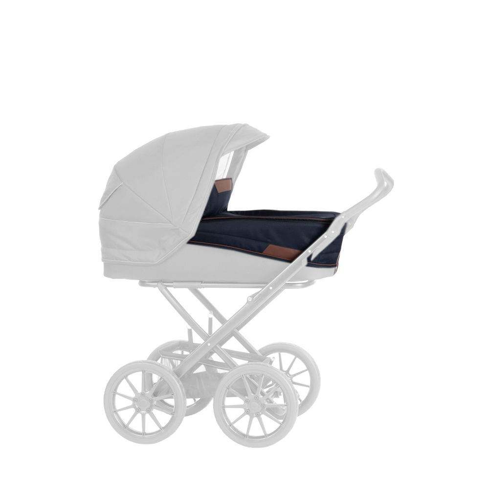 STORK Forlæder Barnevogn -  Navy/Blue Brown