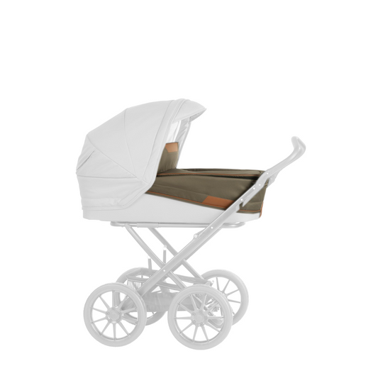 STORK Forlæder Barnevogn - Olive/Cognac